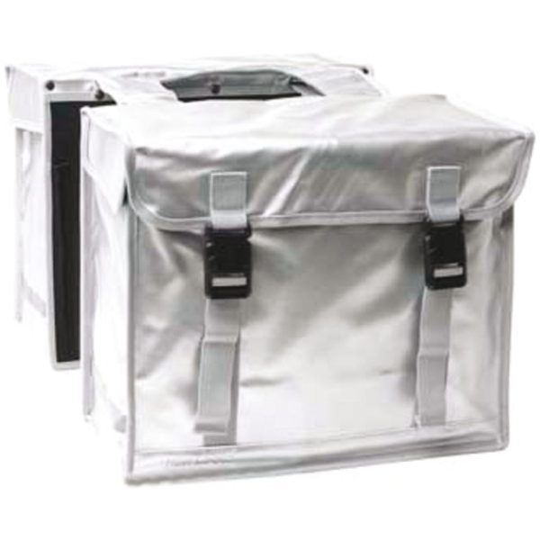 New Looxs TAS DUBBEL BISONYL SILVER Zilver - Afbeelding 3