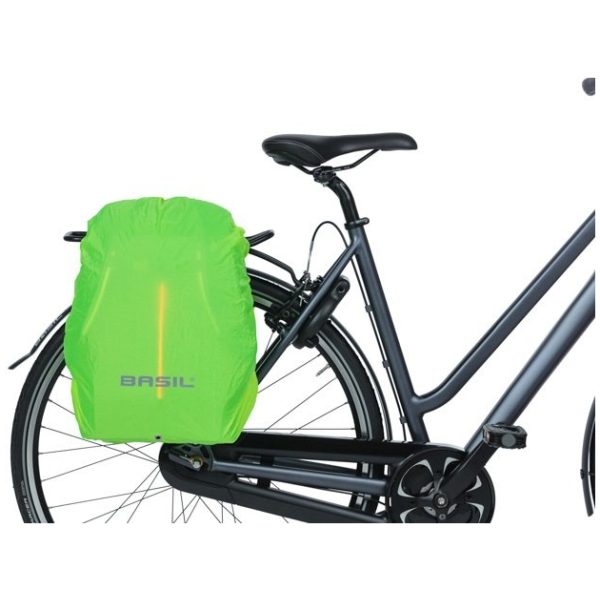 Basil RUGTAS BAS BSAFE NORDLICHT D BLACK 13L Graphite Zwart