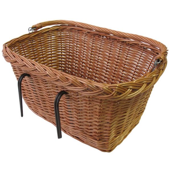 Basil mand riet Davos vierkant 29L 46x22x29cm Bruin