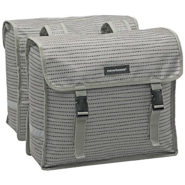 New Looxs fietstas dubbel Fiori 30L Nomi Grey