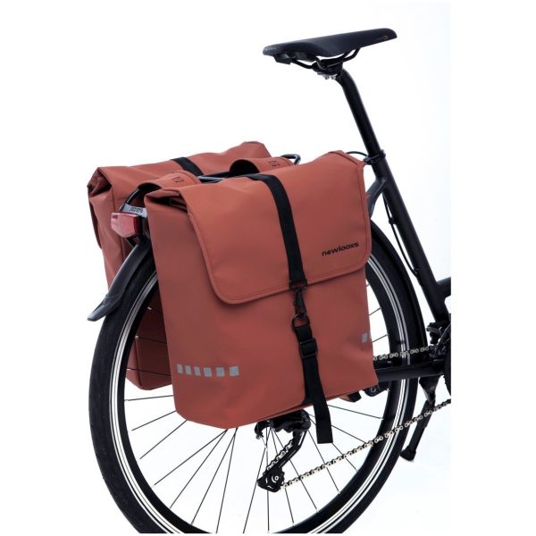 New Looxs fietstas dubbel Odense 39L Rust - Afbeelding 3