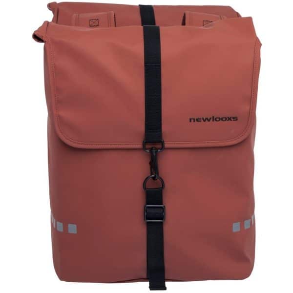 New Looxs fietstas dubbel Odense 39L Rust