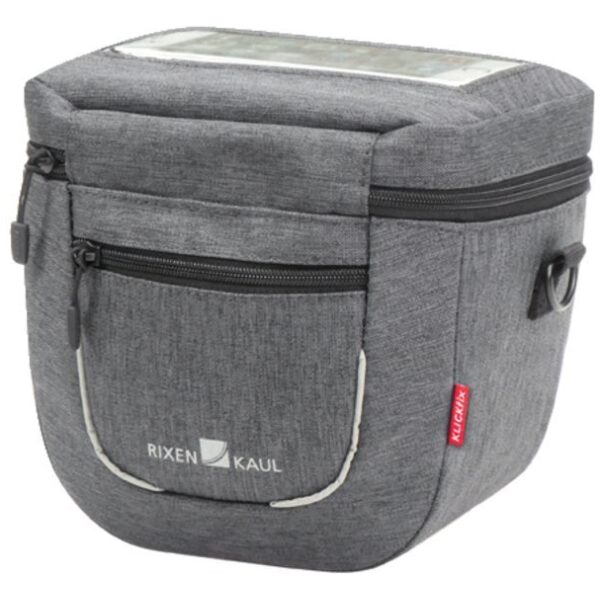 Klickfix stuurtas Aventour compact city 3L grijs Grau