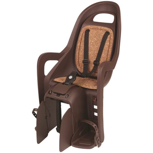 Polisport achterzitje Groovy drager bev. dark brow Dark Brown