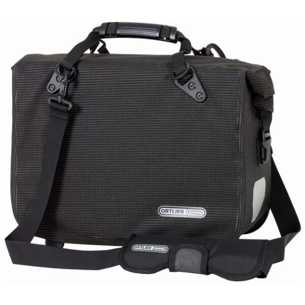 Ortlieb Tas achter office bag hivis l f70971 refl. q Zwart