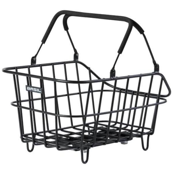 Basil mand Cento Alu MIK 21L mat zwart 34x46x25,5c Matt Schwarz