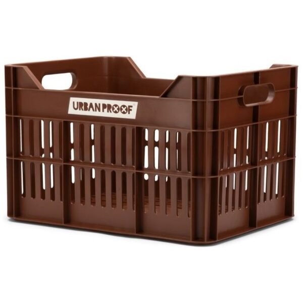Urban Proof fietskrat 30L deep brown Recycled 40x3 Tofffe Brown