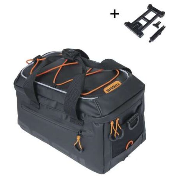 Basil dragertas Miles Tarpaulin MIK 7 Zwart/Oranje