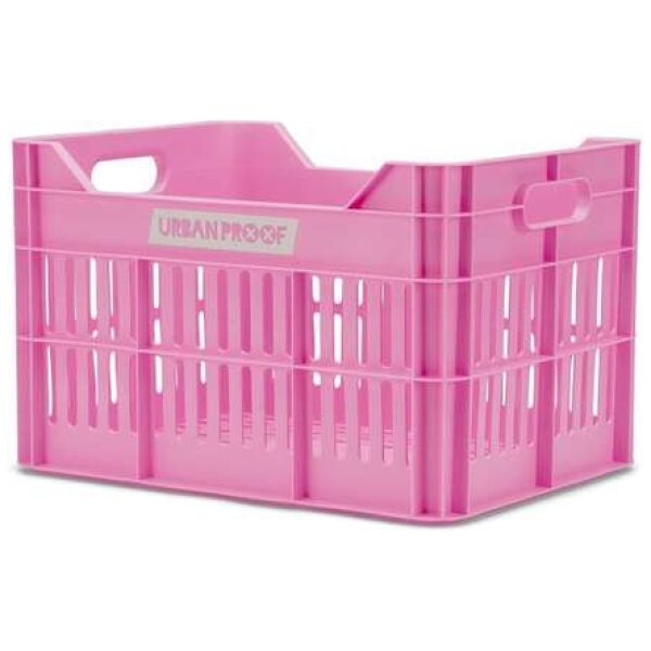 Urban Proof fietskrat 30L bright pink Recycled 40x Roze
