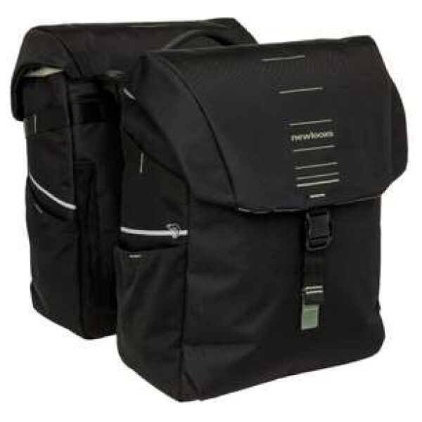 New Looxs fietstas dubbel Vigo Racktim Black/Green