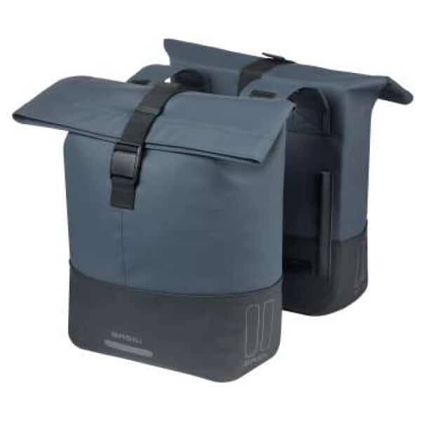 Basil fietstas dubbel Cove marine blauw/zwart 28-3 Navy/Black