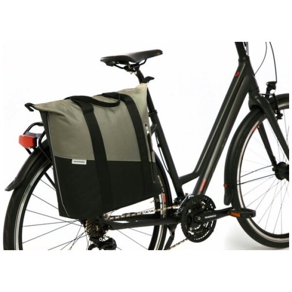 New Looxs fietstas enkel shopper Kota Oslo black/g Black/Green
